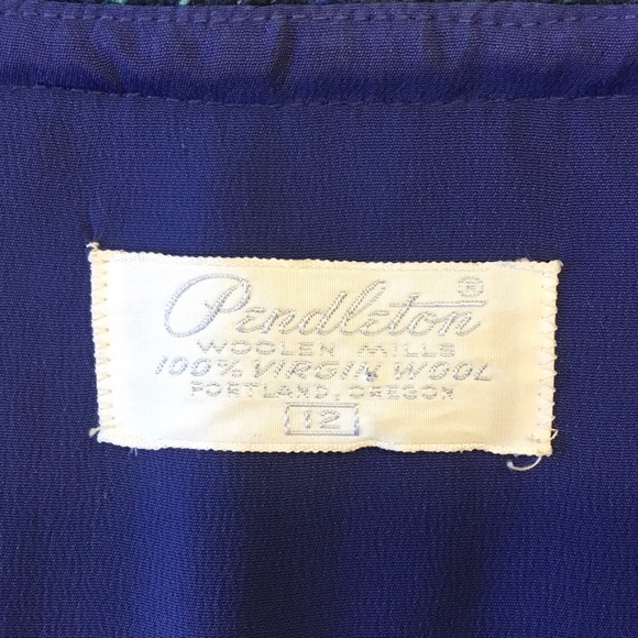 Vintage Pendleton Tweed Shell Tank - 12 - Picture 4 of 5